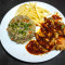 Chicken Steak With Mushroom Sauce [Served With Fried Rice French Fries]