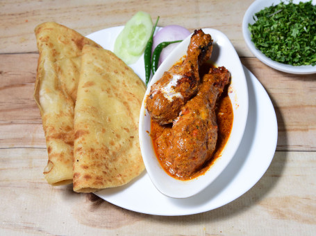 Lachha Paratha Chicken Tengdi Masala