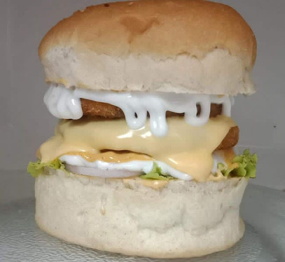 Veg Cheese Burger With Aloo Tikki Combo
