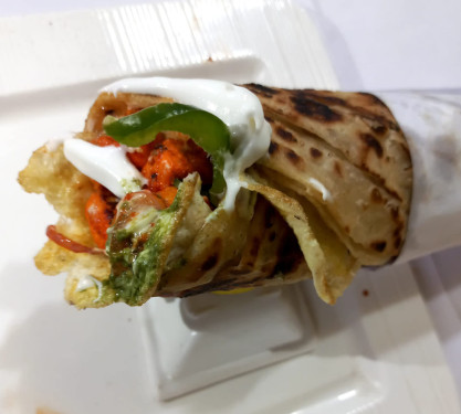 Egg Paneeer Kabab Roll