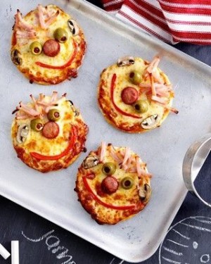 Kinder-Pizza Salami