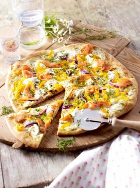 Pizza Knoblauch Et Zwiebeln