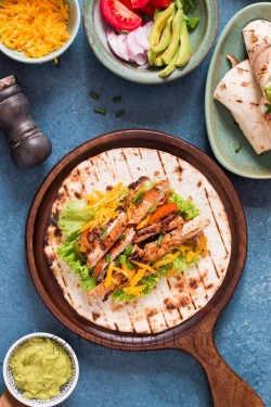 Fajitas au poulet