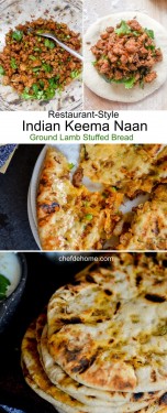 Keema Naan Avec Sauce