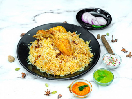 Kolkata Chicken Biryani Jumbo With Egg[Serve 1]