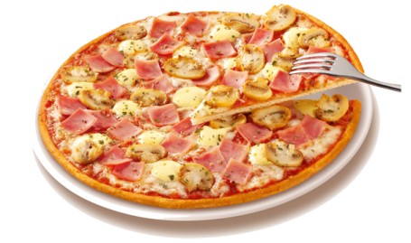Pizza Champignons Zwiebeln Et Peperoni