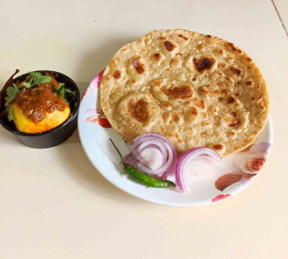 Egg Curry Paratha Combo