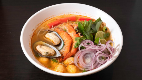Tom Yum Gong Seafood Noodle Soup