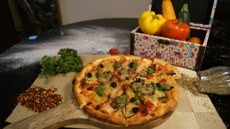 Pizza Al Pesto Veggie Paradise