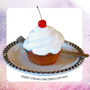 Sweet Cream Unicorn Cupcake