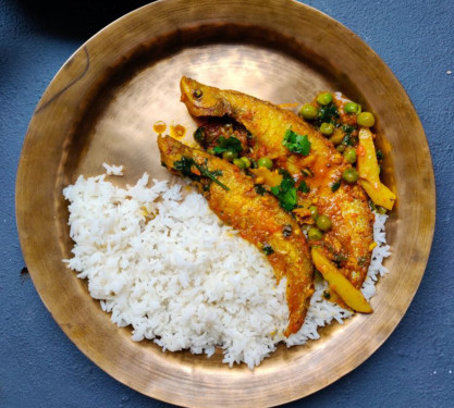 Papda Fish Curry Rice