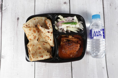 3 Paratha With [2 Pcs]Chicken Kasa