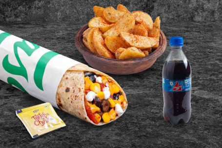 Wrap De Pizza Au Four (Végétarien) Repas Thums Up