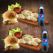2 Steam Darjeeling Chicken Momo With 2 Chicken Moburg And 2 Pepsi