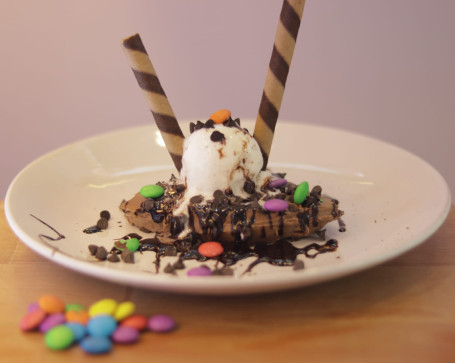 Candy Treat Waffle Sundae