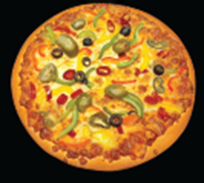 Pizza À Croûte Mince Aux Cinq Épices Exotiques (Grande)