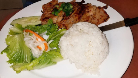 54. Grilled Pork Over Rice Cơm Thịt Nướng