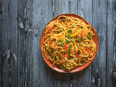 Korean Egg Chicken Hakka Noodles