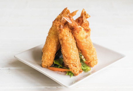 Golden Fried Prawn With Tartar Sauce