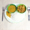 Rice Moong Dal Soyabean Curry Aloo Fry