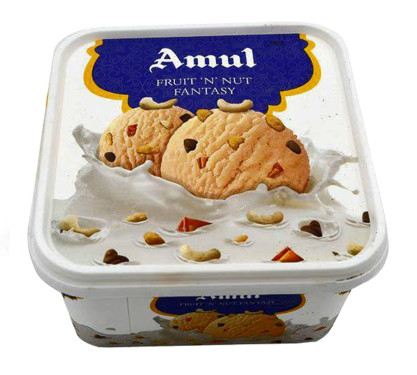 Amul Ic Fruit And Nut Fantasy Tub [1 Litre] [Tub]