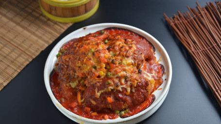 709. Gǎng Shì Jú Zhū Bā Fàn Hong Kong Style Baked Pork Chop On Rice