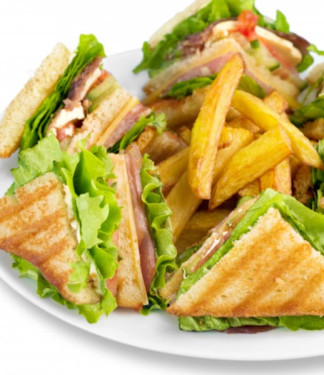 Loaded Veg Club Sandwich