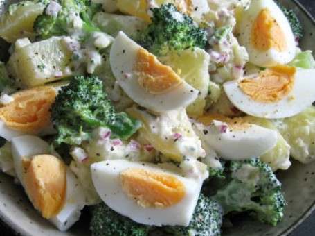 Italian Broccoli Egg Potato Salad