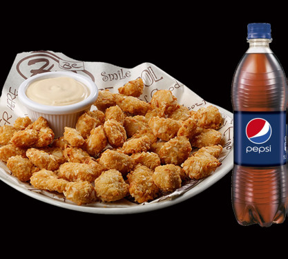 Chicken Popcorn (8 Pcs) Cold Drink (As Per Availability)
