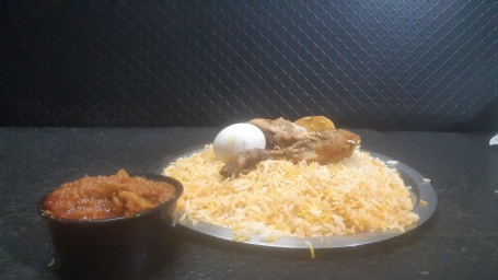 Double Chicken Biryani(750Ml )With Chicken Kasha (2Pcs)