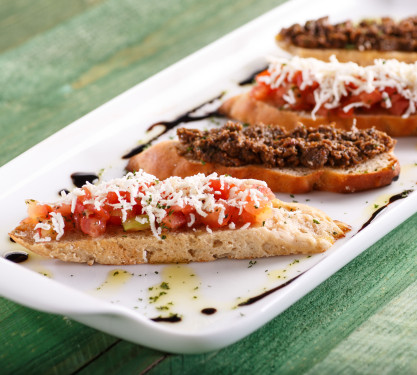 Olive Tapenade Goat Cheese Bruschetta