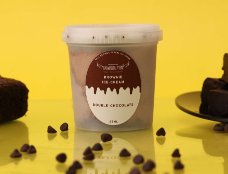 Double Chocolate Brownie Ice-Cream 125Ml