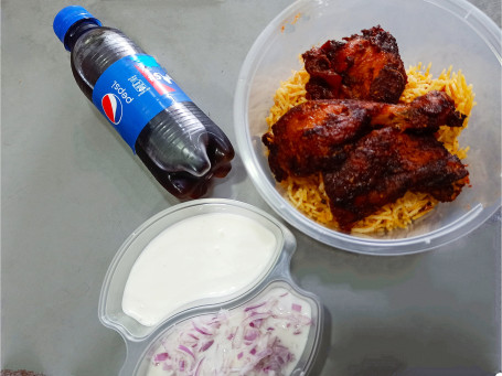 Grill Chicken Biriyani Bowl Combo+Pepsi 250 Ml)