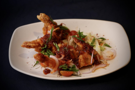 Mala Prawns, Spicy Chilli Oil