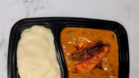 Ogbono Soup With Fufu P/Yam (Explore)