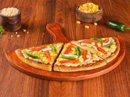 Corn Veggie Delight Semizza (Half Pizza)