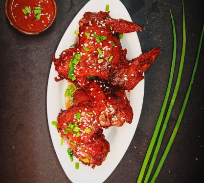 Crispy Chilli Honey Wings [4 Pieces]