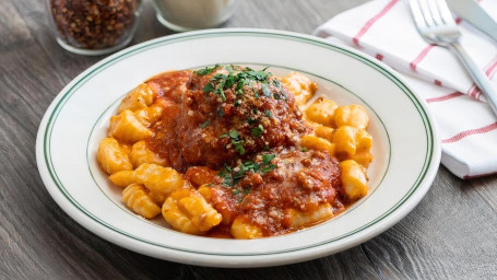 Gnocchi With A Giant Meatball