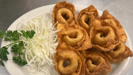 Fried Won Tons (8) (Stuffed With Pork)