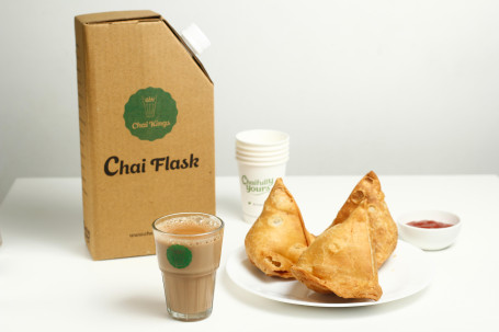 Chai Flask 3 Nouilles Samosa