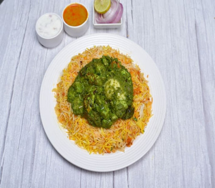 Green Chilly Chicken Biryani