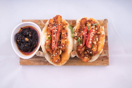 Lotus Stem And Carrot Bao Bun