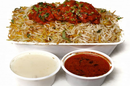 Hyderabadi Fish Dum Ka Biryani (Large -1000 Ml)