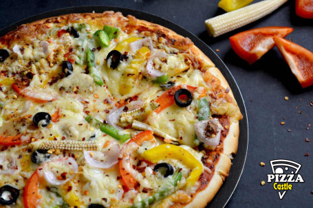 8 Veggie Spl Baby Corn Paradise Pizza