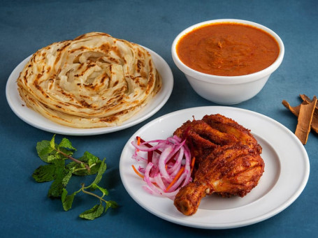 Kozhi Fry With Indian Bread Combo