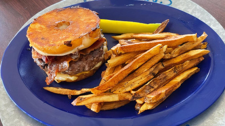 Con Save Maple Bacon Burger Sandwich Platter