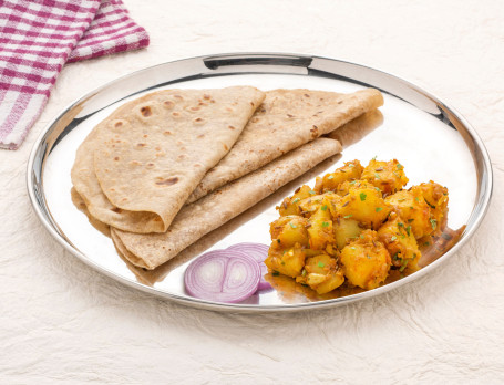 Aloo Jeera And 3 Rotis