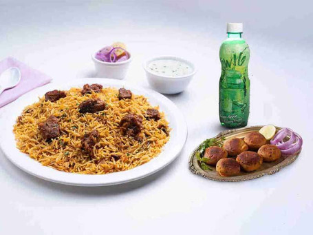 Hyderabadi Mutton Dum Biryani Combo Meal