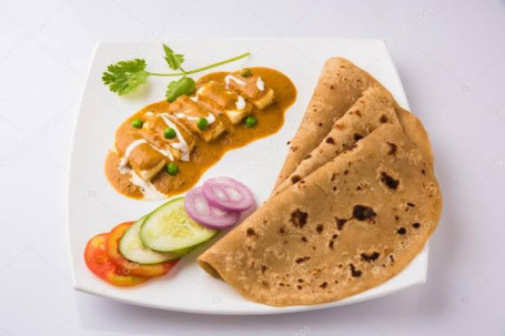 Chapati (3 Pcs) With Paneer Butter Masala