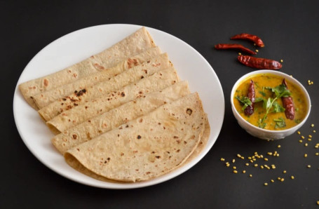 Chapati (3 Pcs) With Dal Fry (250Ml)